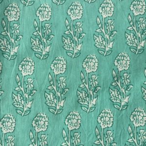 Mint Green Cotton Flowers